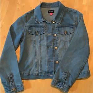 Girls size 14 xl light denim jean jacket 🎈🎈SALE